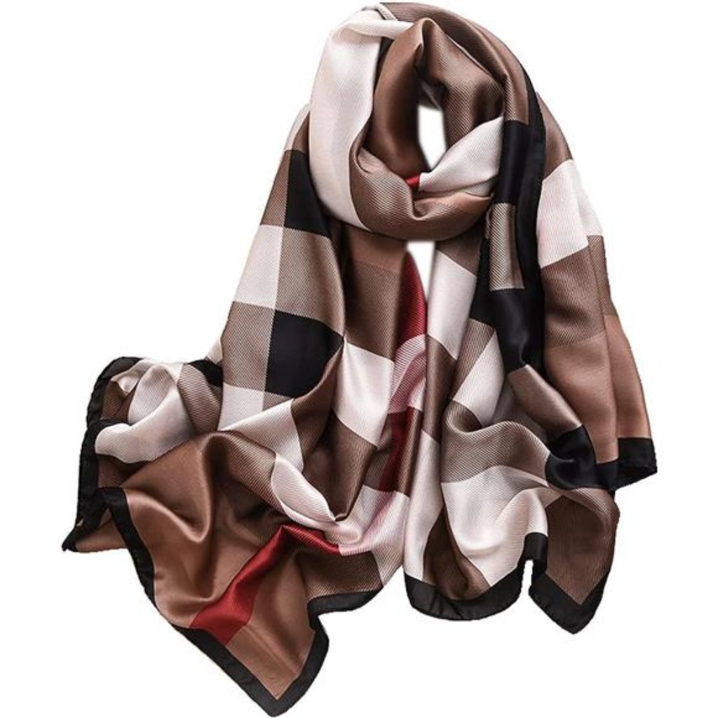 Womens Scarves Scarf 100 Silk Feeling Long Lightweight Sunscreen Shawls